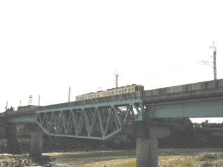両毛線利根川鉄橋2001年7月
