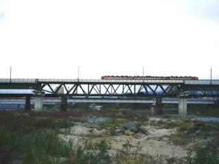 両毛線利根川鉄橋1986年11月