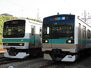 E231系電車、E233系2000番台電車