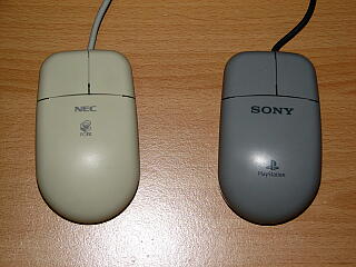 PC-FXとPlayStationのマウス