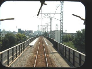 両毛線利根川鉄橋（車内から）2001年7月