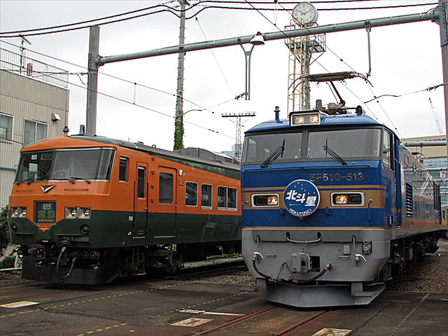 185系電車、EF510形500番台電気機関車